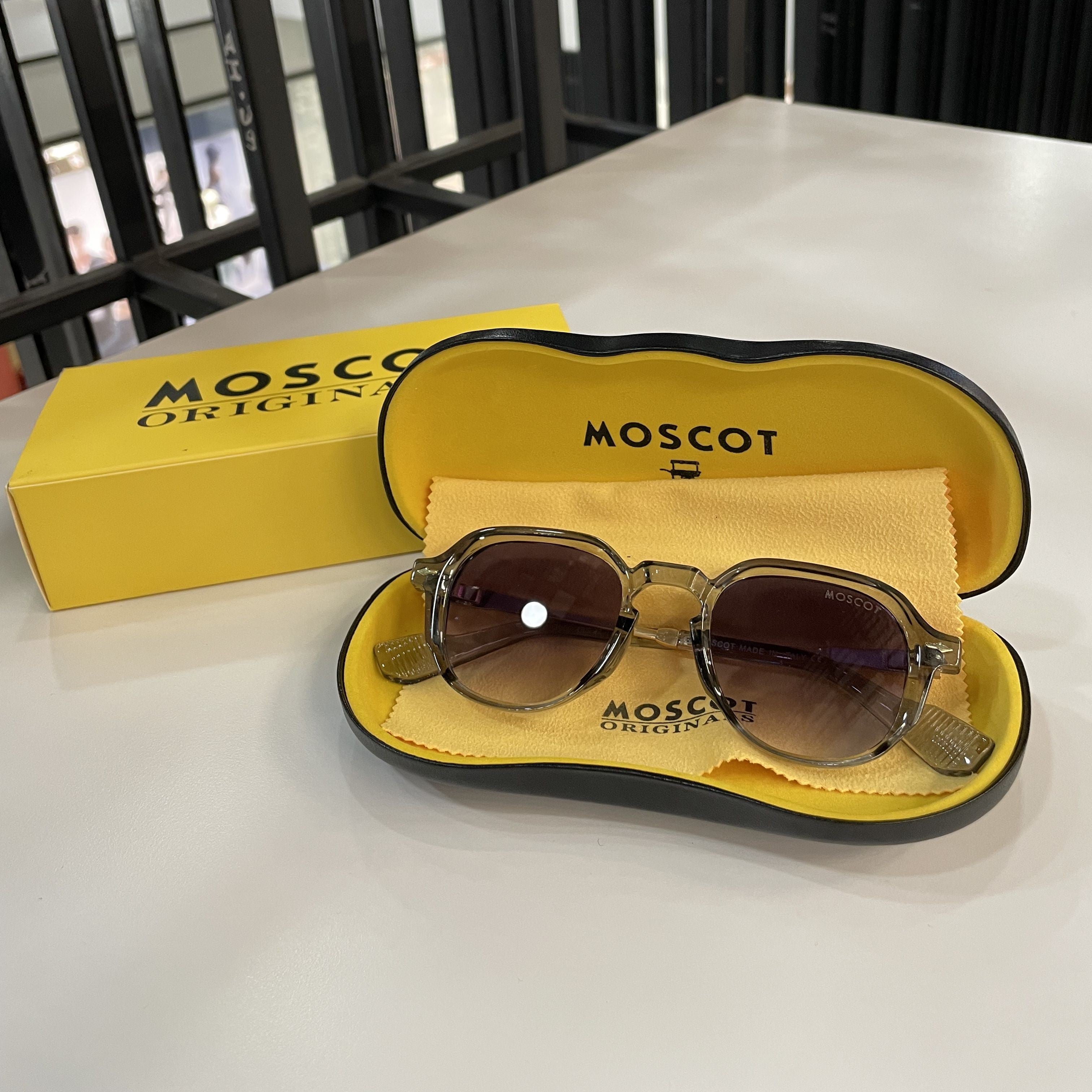 Lunettes Moscot Transparent verres mauves