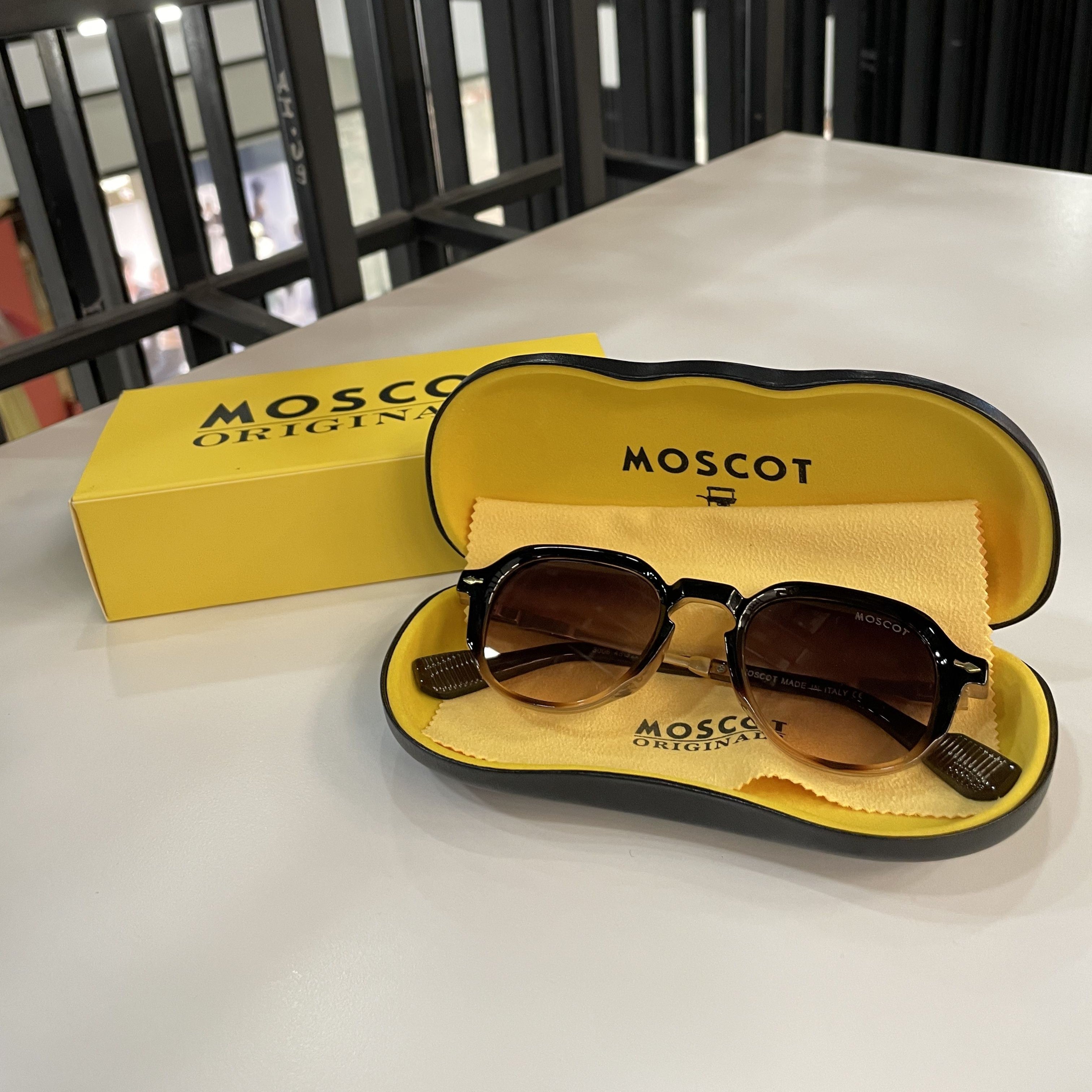 Lunettes Moscot Dégradé – Monture noire et marron