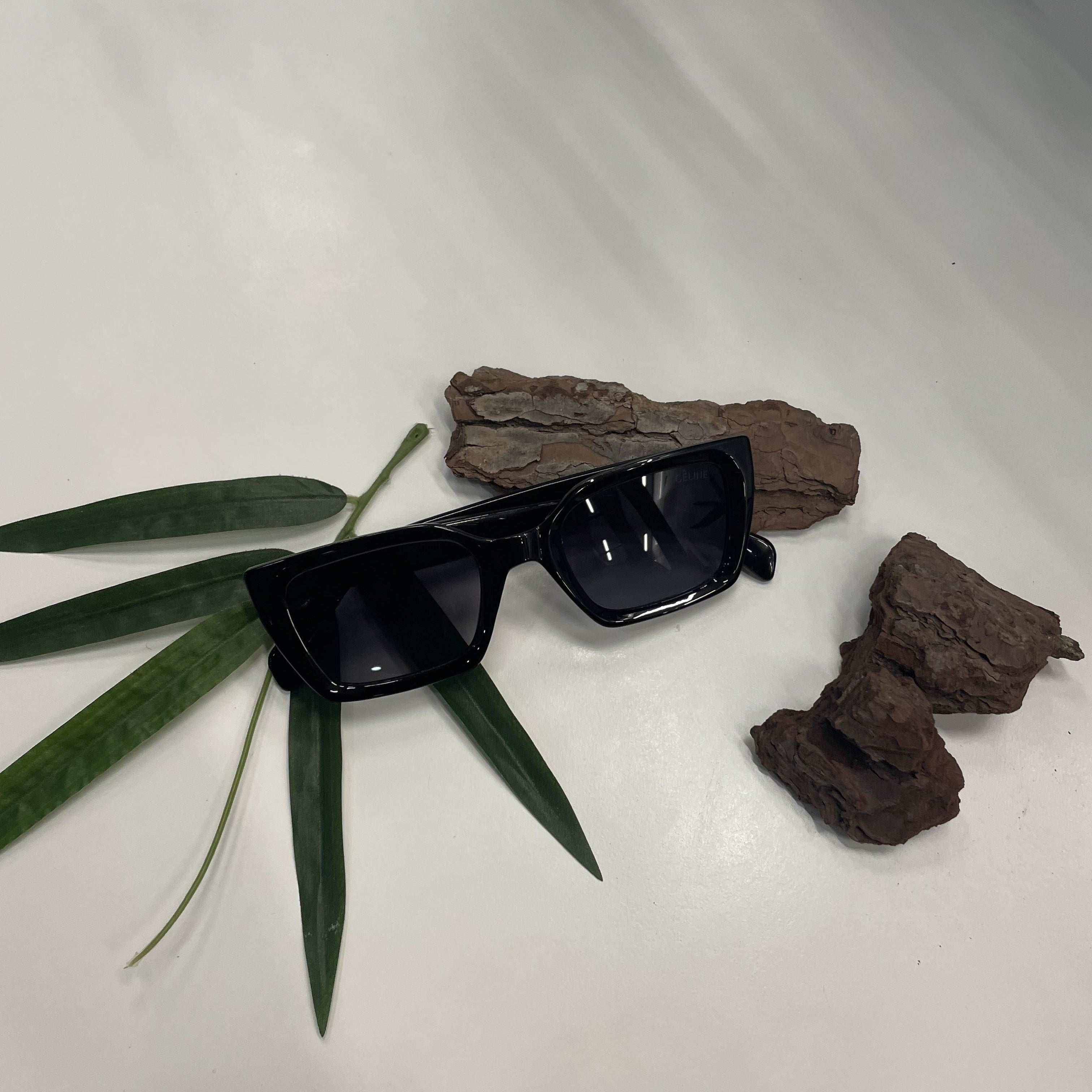 Lunettes Céline – Noire Épaisse Rectangulaire