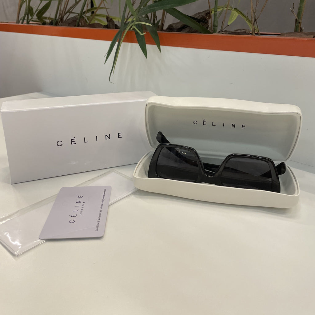 Lunettes Céline – Noire Épaisse Rectangulaire