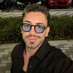 Lunettes Moscot Noires – Verres bleus