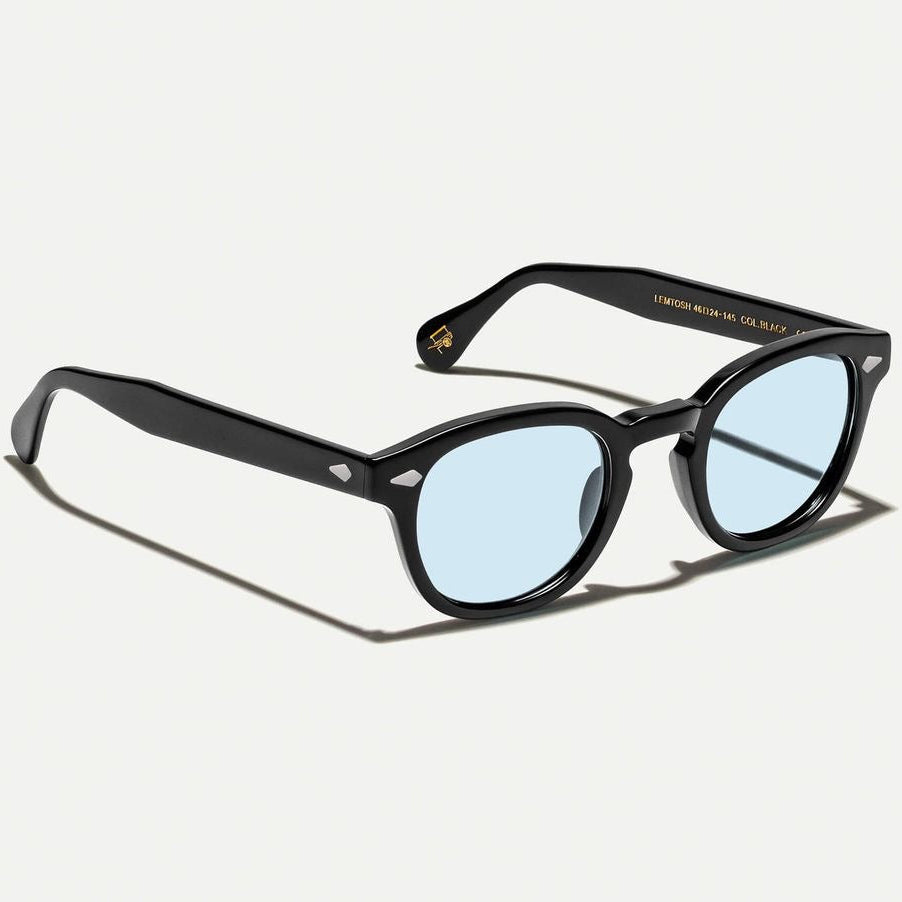 Lunettes Moscot Noires – Verres bleus