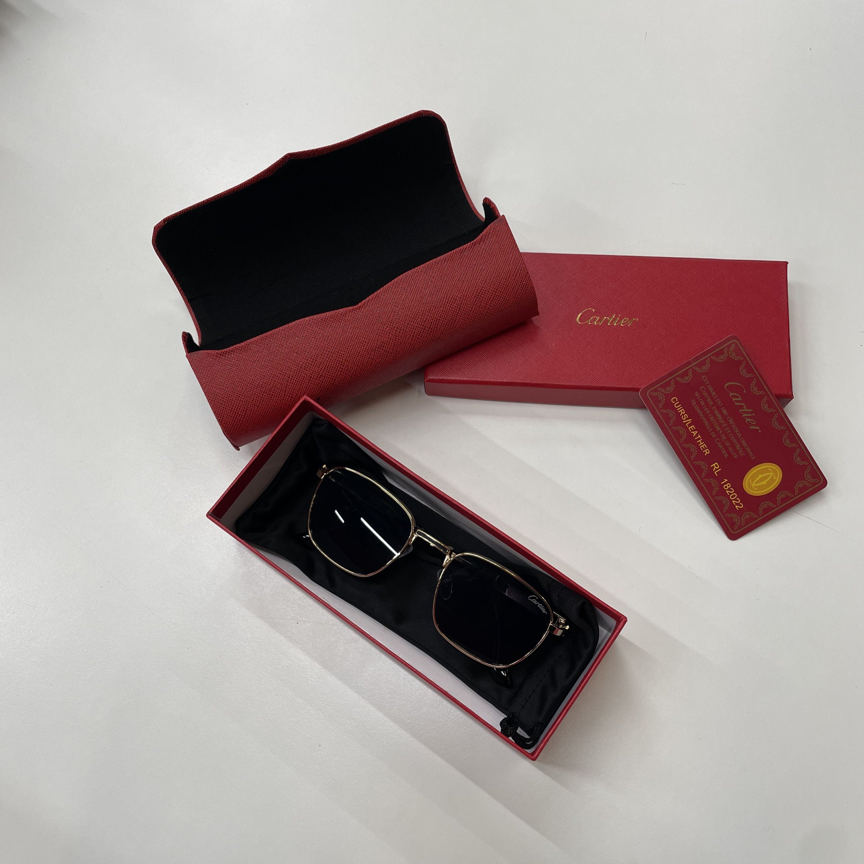 Lunettes Cartier Classic Noir & Or