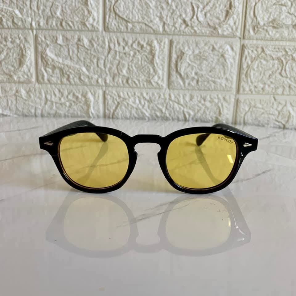 Lunettes Moscot Noires – Verres jaunes