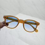 Lunettes Moscot marron – Verres Bleu dégradé