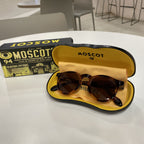 Lunettes MOSCOT écaille ambrée – Verres polarisés marron
