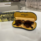 Lunettes MOSCOT écaille ambrée – Verres polarisés marron