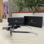 Lunettes David Beckham bleu transparent