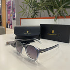 Lunettes David Beckham bleu transparent