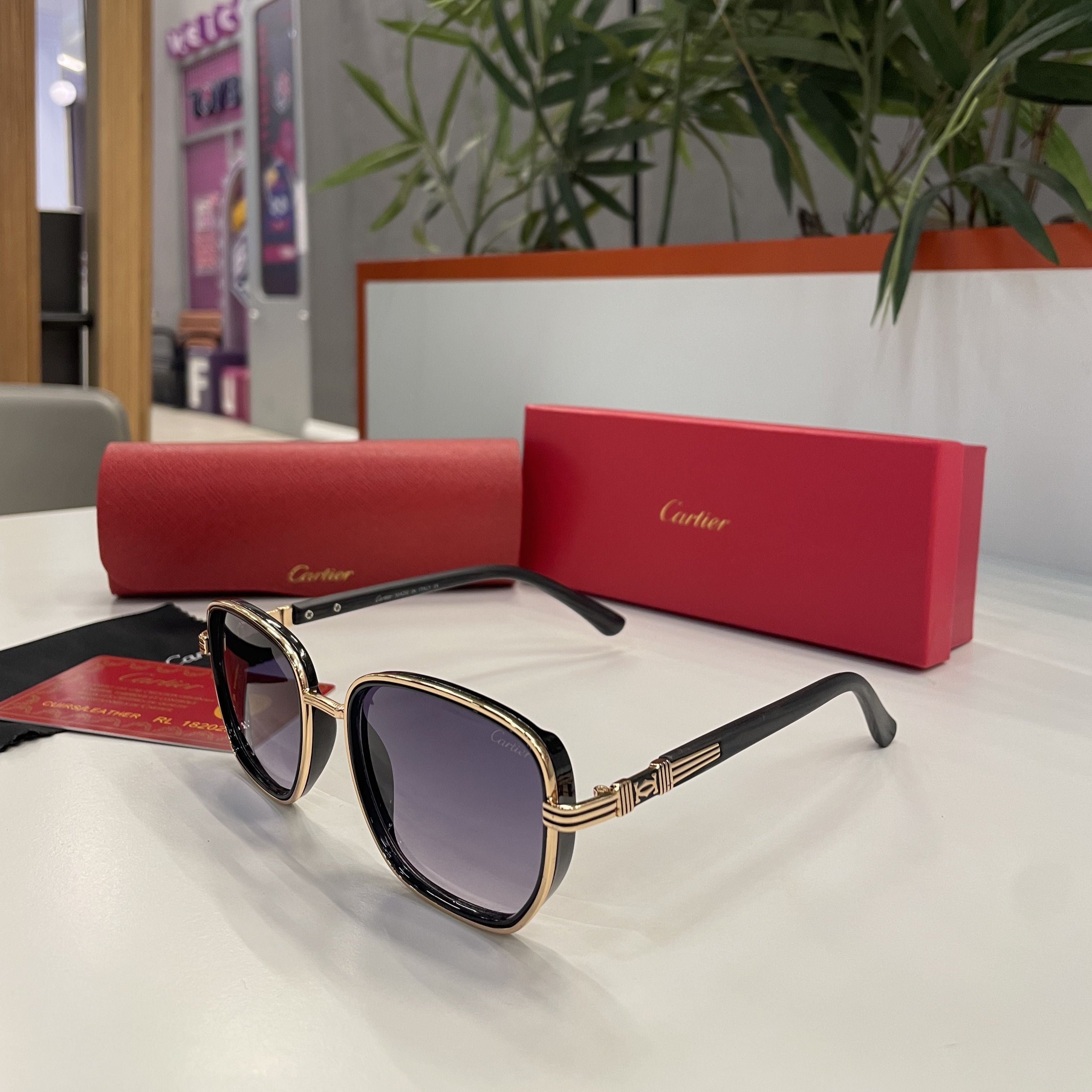 Lunettes Cartier Luxe Doré