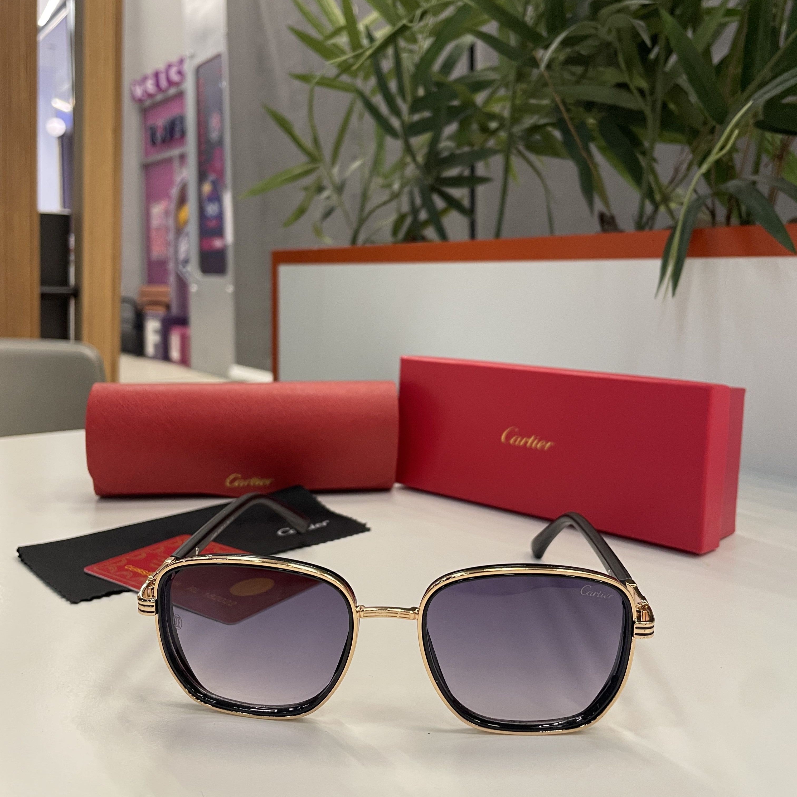 Lunettes Cartier Luxe Doré