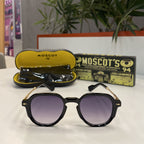 Lunettes Moscot noire - monture doré