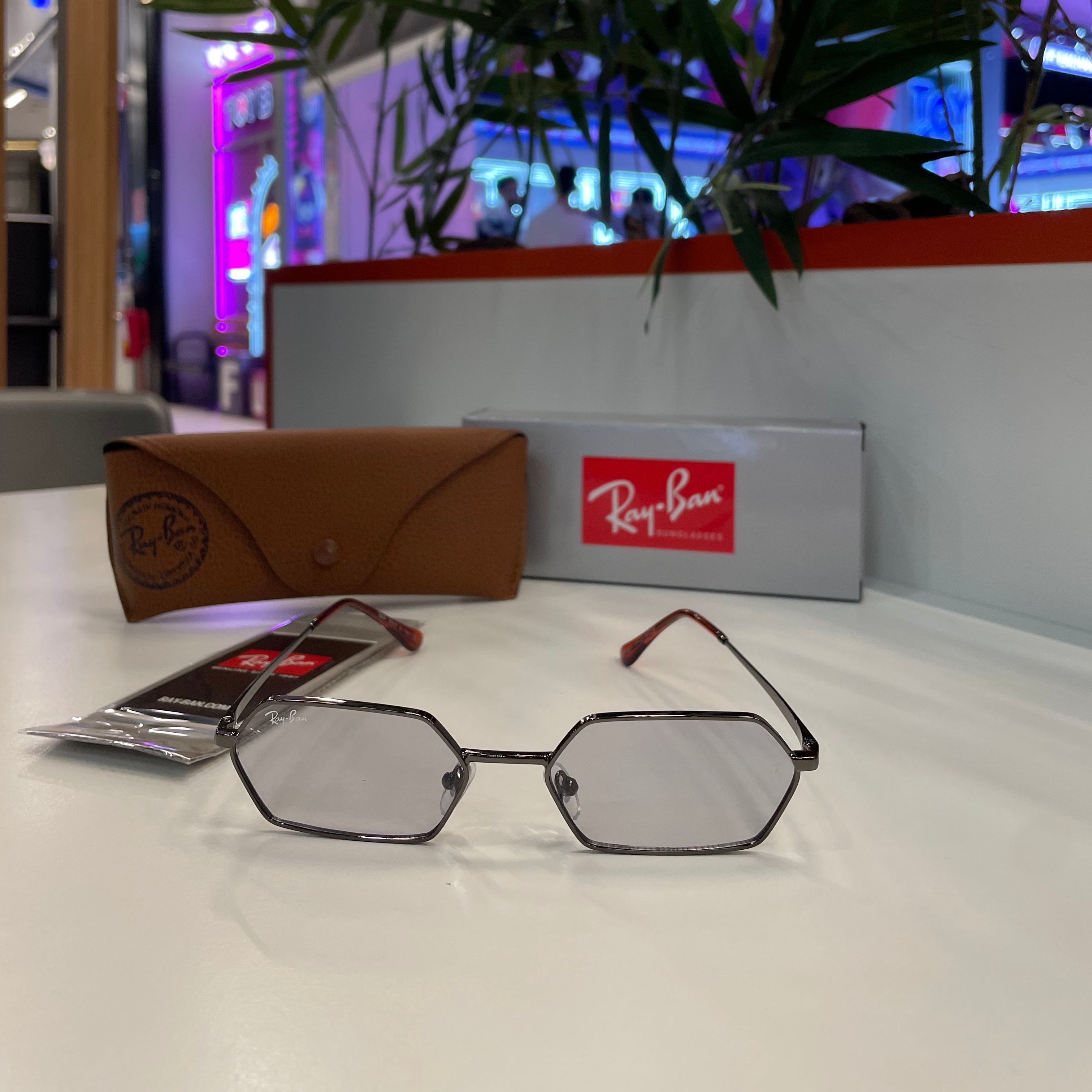 Lunettes Rayban Transparent - Monture argentée