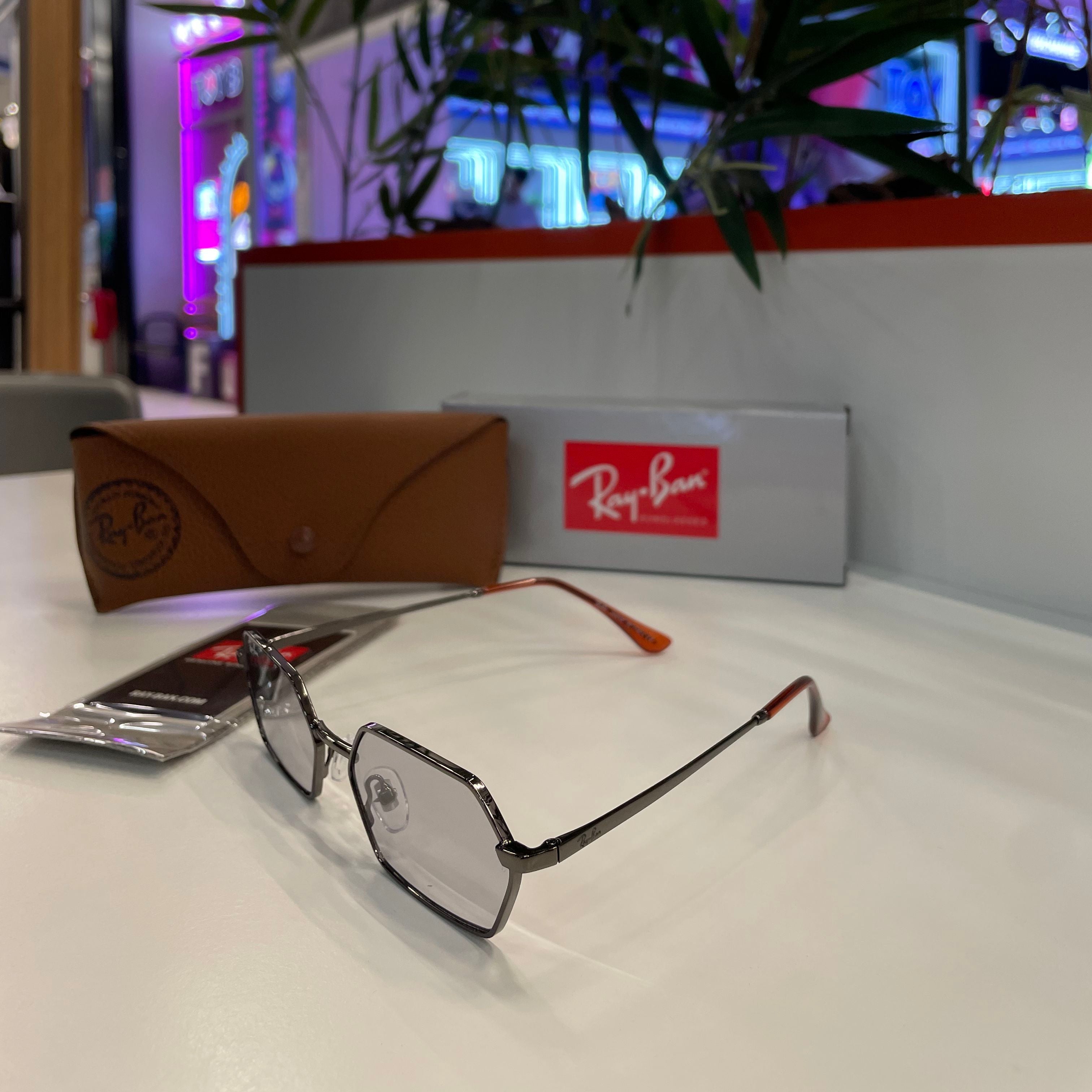 Lunettes Rayban Transparent - Monture argentée
