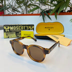 Lunettes MOSCOT Marron tigre – Verres polarisés marron