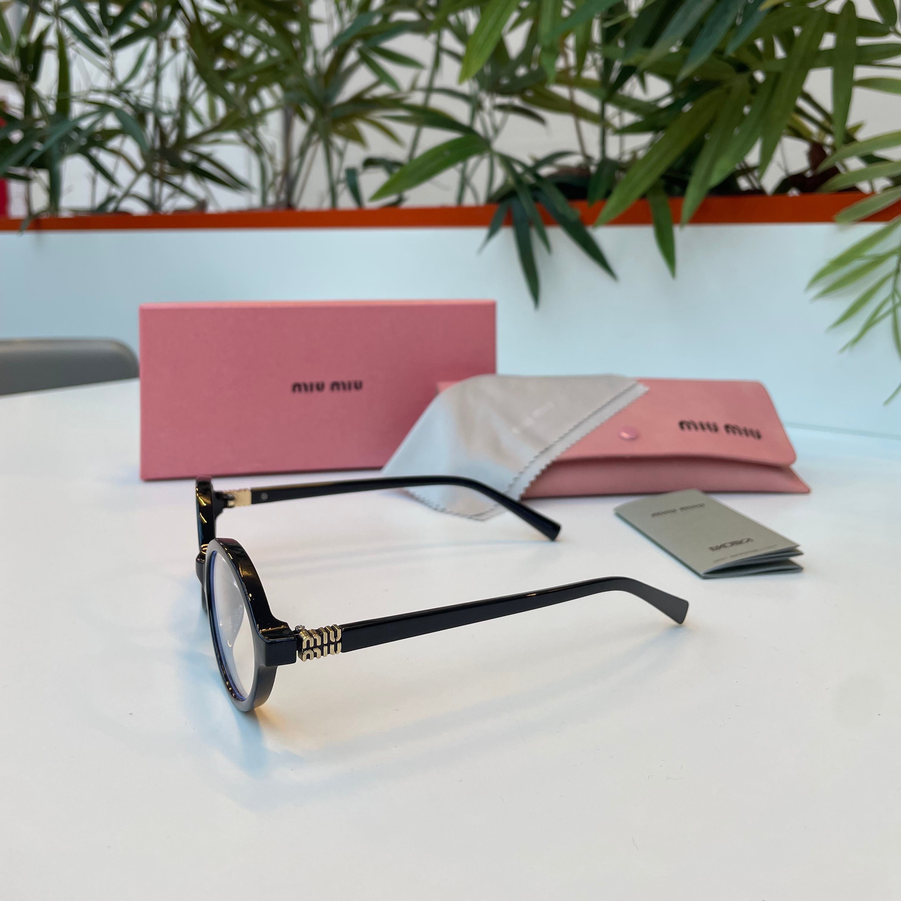 Lunettes Miu Miu Noire transparente