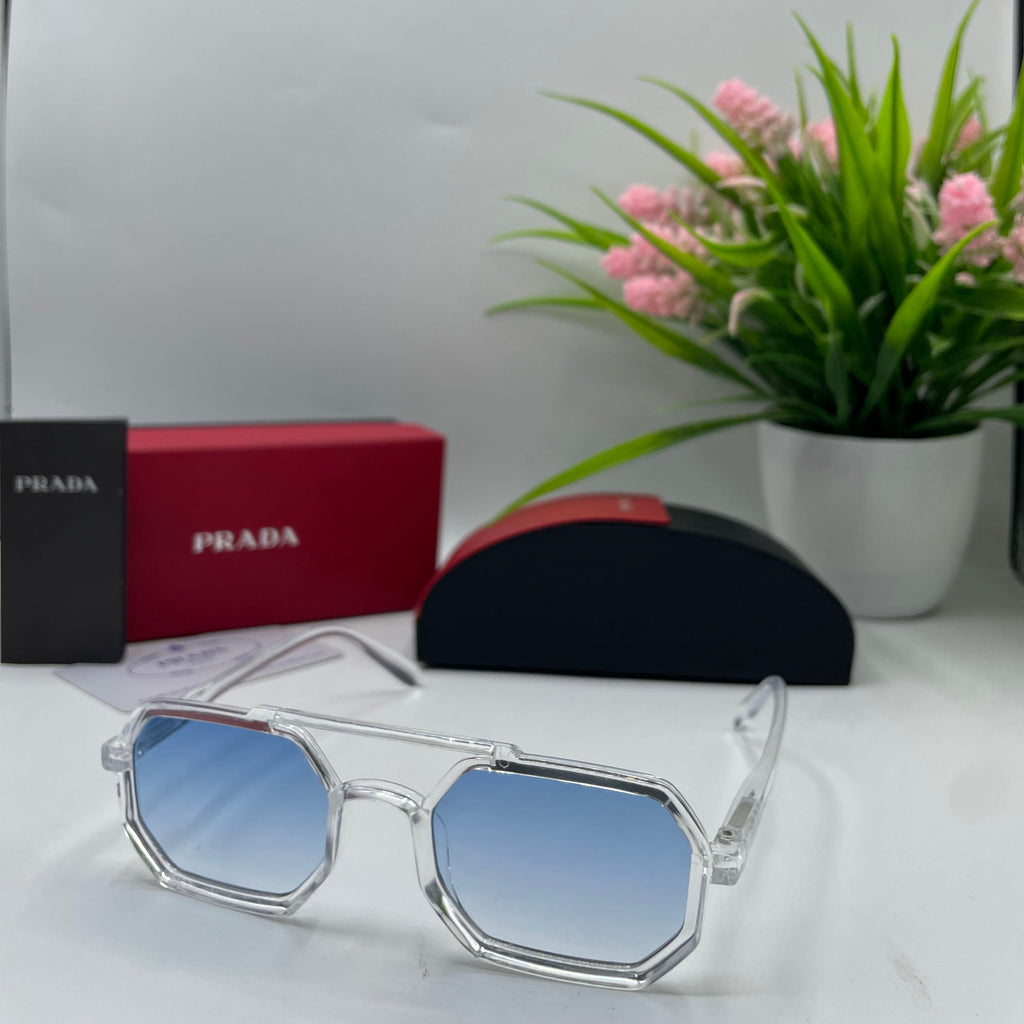 Lunettes Prada Crystal Blue