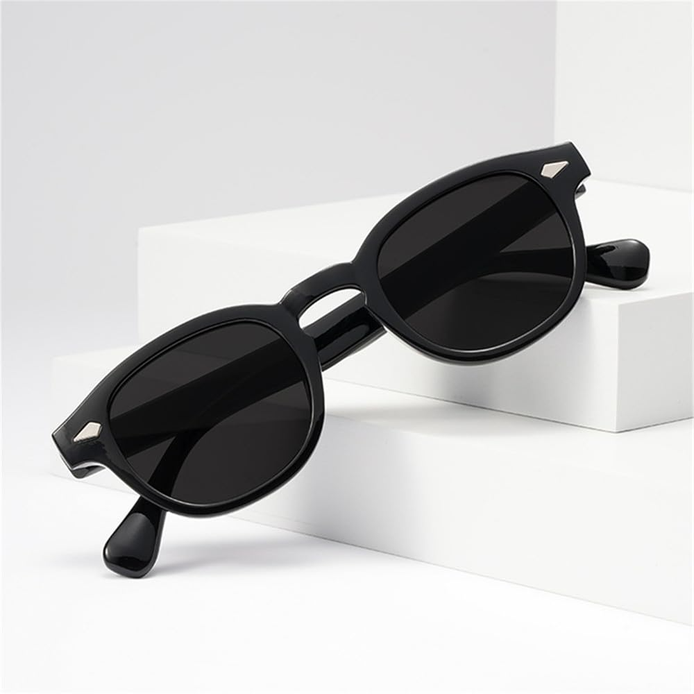 Lunettes Moscot noir – Verres noires