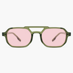 Lunettes Moscot Vert Vision – Verres Roses