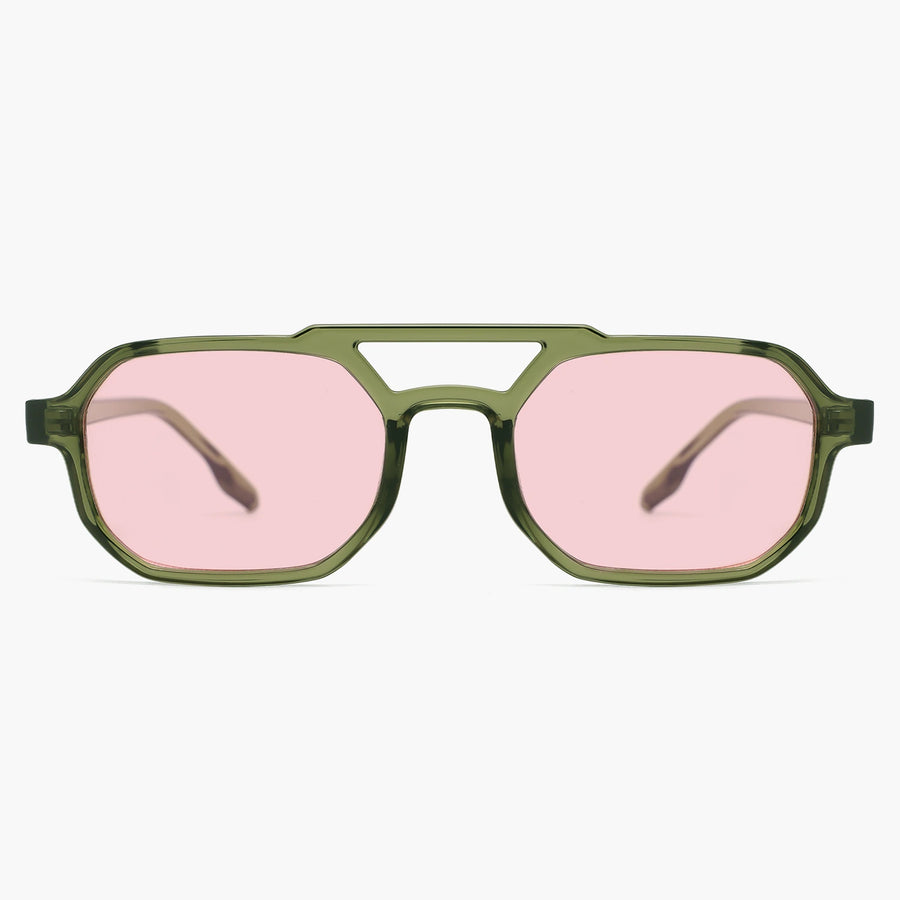Lunettes Moscot Vert Vision – Verres Roses