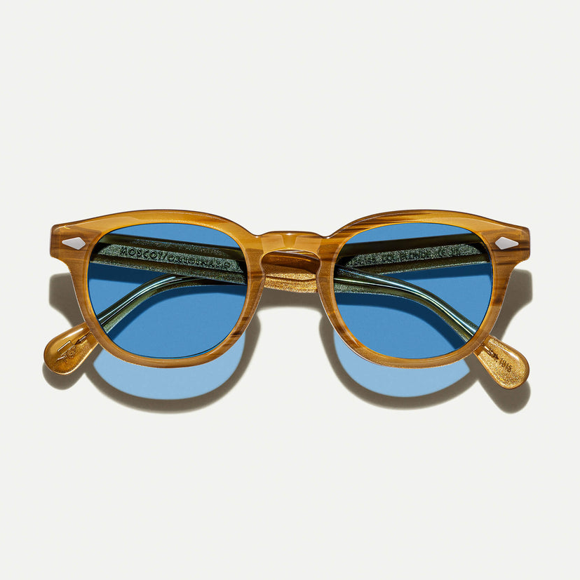 Lunettes Moscot marron – Verres Bleu dégradé
